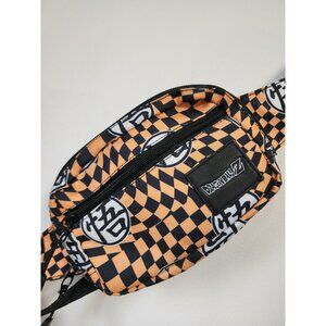 Dragonball Z orange black Goku print fanny pack